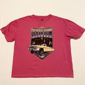 Death Row Records Mens Tshirt 3X Size Shirt